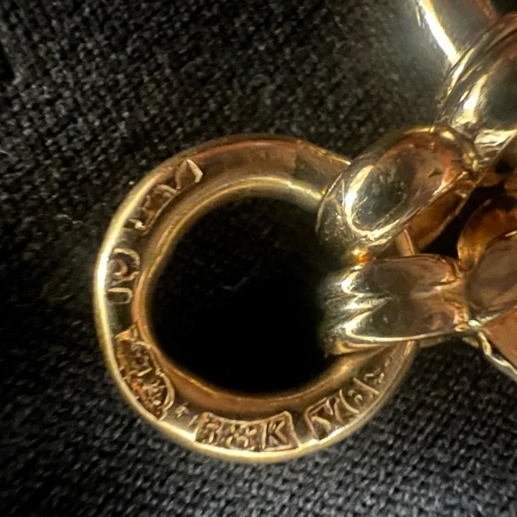 1900’s antique 18K gold watch Albert chain necklace charm bracelet dog clip bolt - Picture 11 of 11